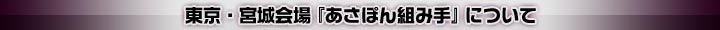 東京・宮城会場『あさぽん組み手』について