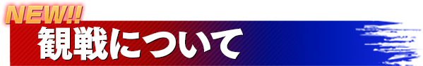 NEW!! 観戦について